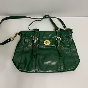 Coach Chelsea Green Leather Purse